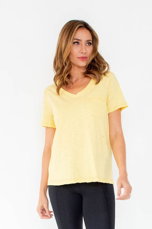 V-Neck Short Sleeve Top